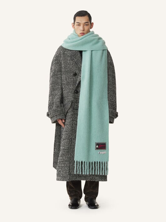 ÉCHARPE À FRANGES EN LAINE AVEC ÉTIQUETTE 22 FAUBOURG Lanvin ÉCHARPE À FRANGES EN LAINE AVEC ÉTIQUETTE 22 FAUBOURG Vert d'Eau AWSAPSC5WSETA26