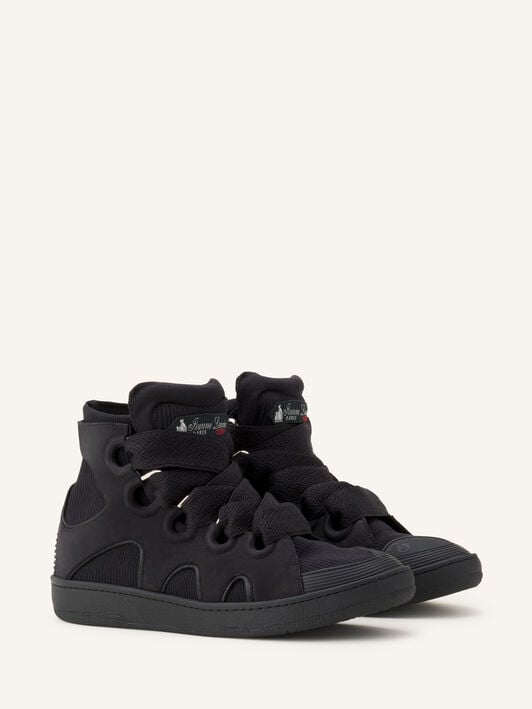SNEAKERS CURB HIGH TOP EN KNIT Lanvin SNEAKERS CURB HIGH TOP EN KNIT Noir FUSKDK0KKNNAA26