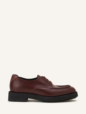 Lanvin DERBIES EN CUIR SOUPLE Marron FMSHGY00VITEA26