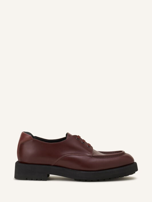 DERBY SHOES IN SOFT LEATHER Lanvin DERBY SHOES IN SOFT LEATHER Brown FMSHGY00VITEA26