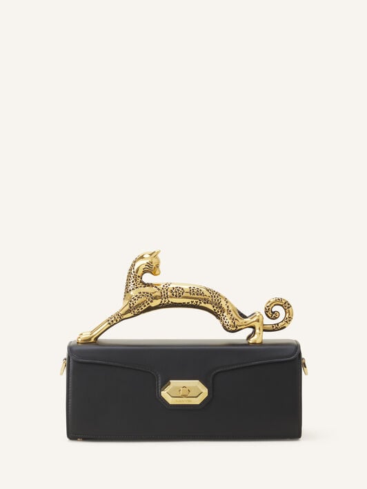 SAC PENCIL CAT EN CUIR Lanvin SAC PENCIL CAT EN CUIR Noir LWBGBR08SMLEA26