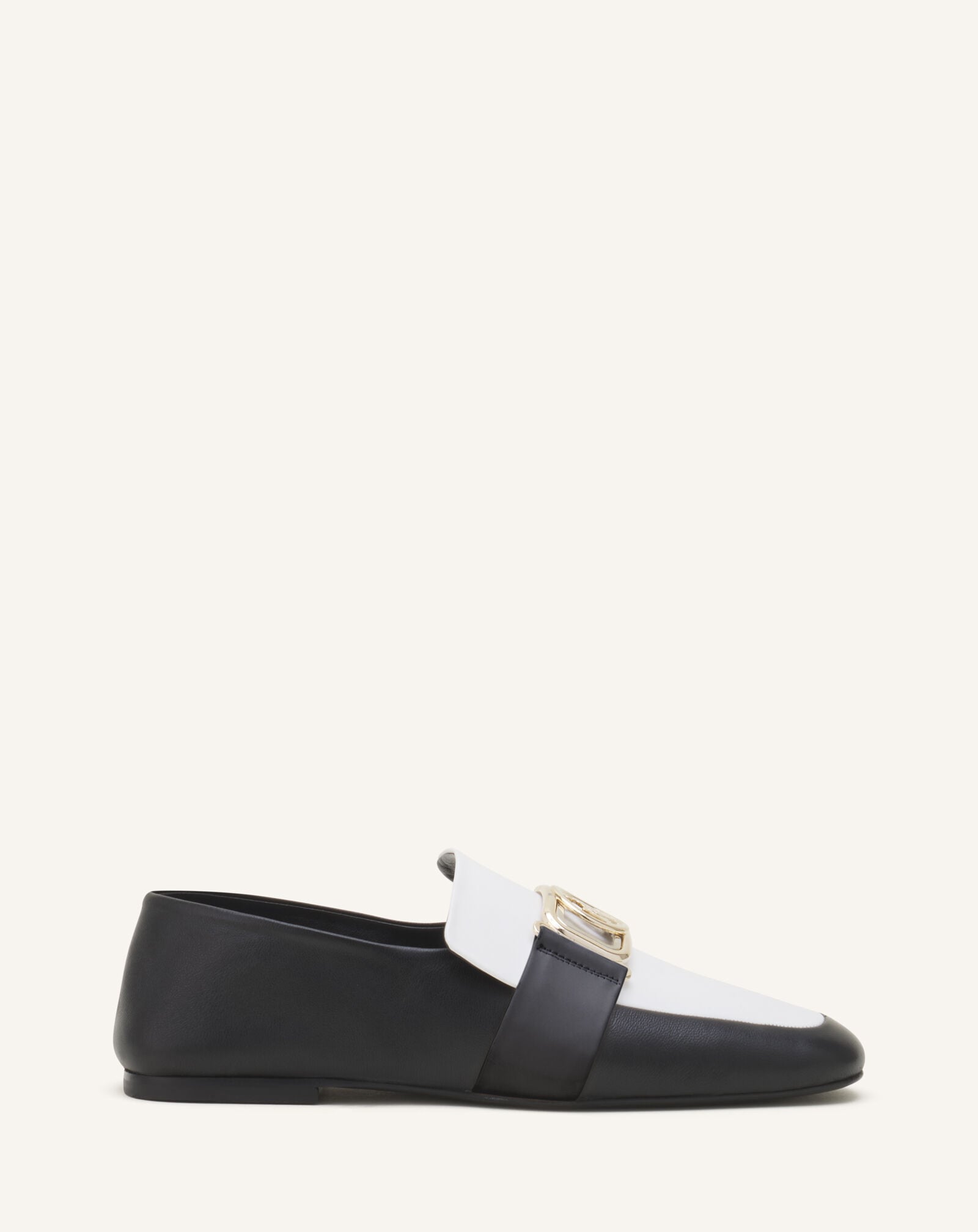 Lanvin MOCASSIN LA MERE ET L'ENFANT Noir/Blanc FWSHZL00SZNAA26