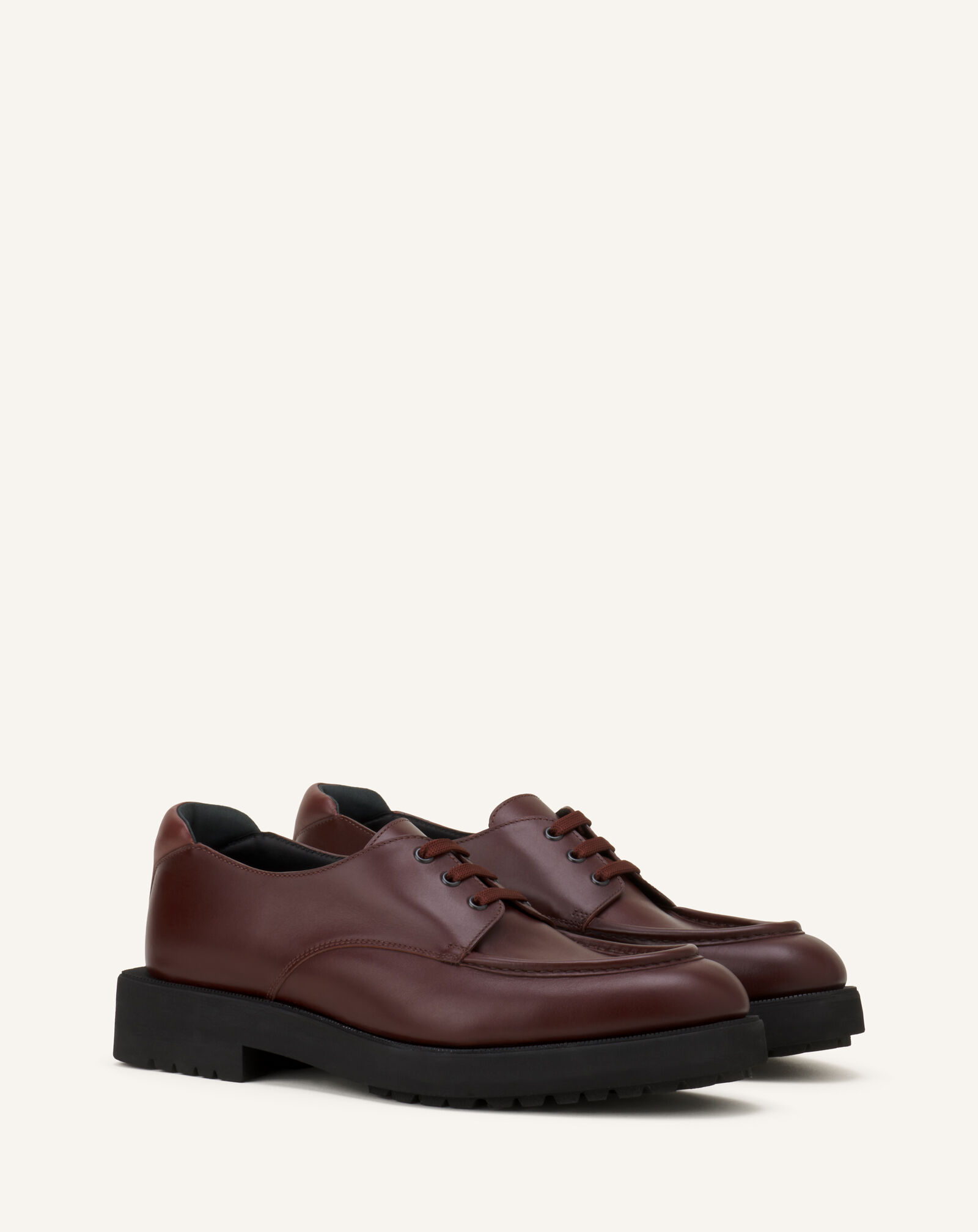 DERBY SHOES IN SOFT LEATHER Lanvin DERBY SHOES IN SOFT LEATHER Brown FMSHGY00VITEA26