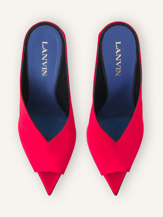 MULES MIDNIGHT STEP AUS SATIN Lanvin MULES MIDNIGHT STEP AUS SATIN Rot FWPUGA0DSATIH25