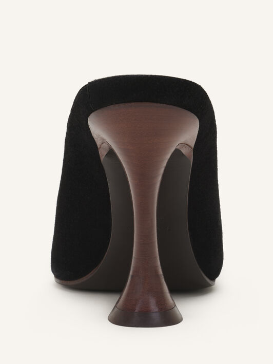 MULE MIDNIGHT STEP EN DAIM Lanvin MULE MIDNIGHT STEP EN DAIM Noir FWPUGA0DSUEDA26
