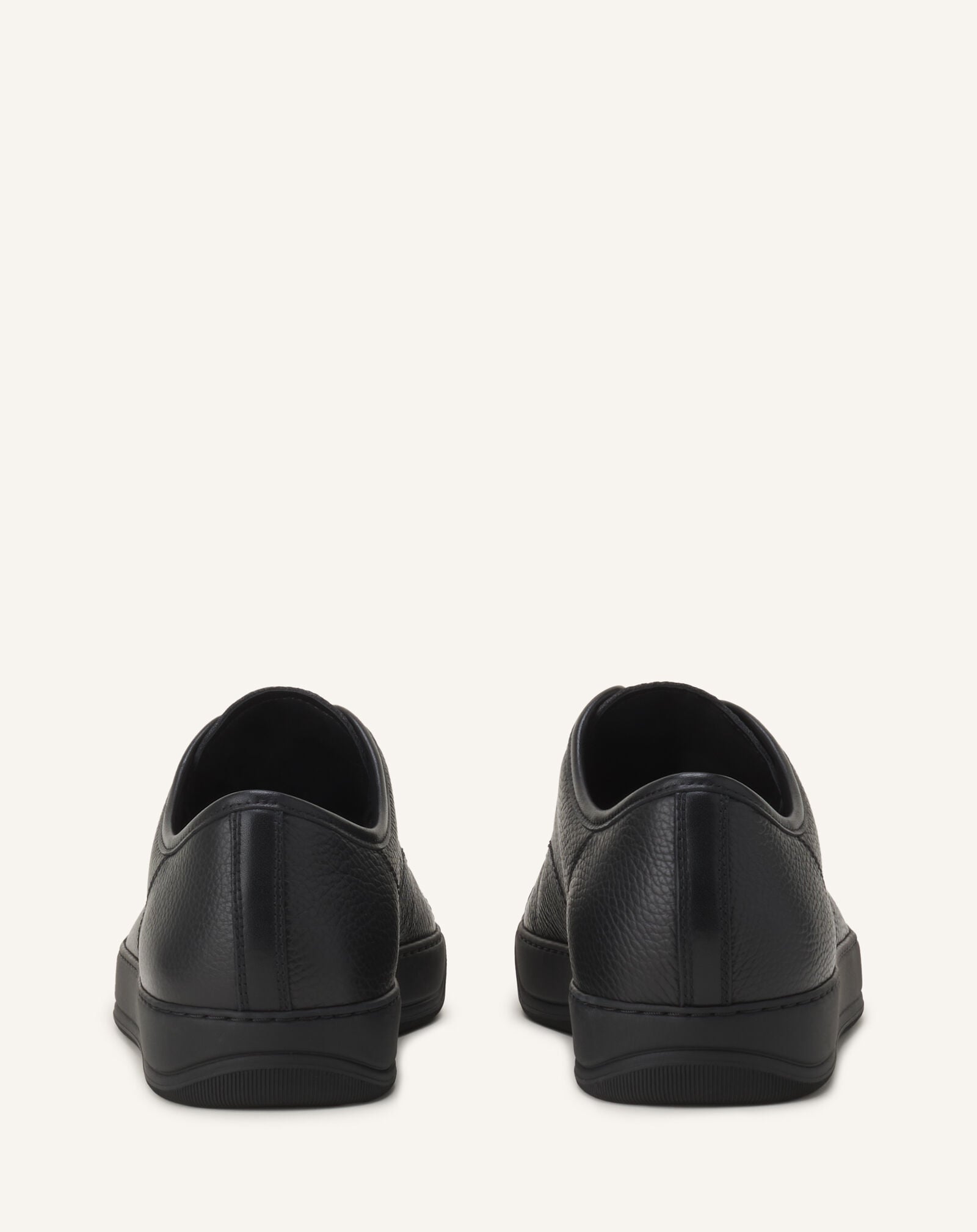 Lanvin SNEAKERS DBB1 EN CUIR NAPPA ET CUIR GRAINÉ Noir FMSKDBB1GNLEA26