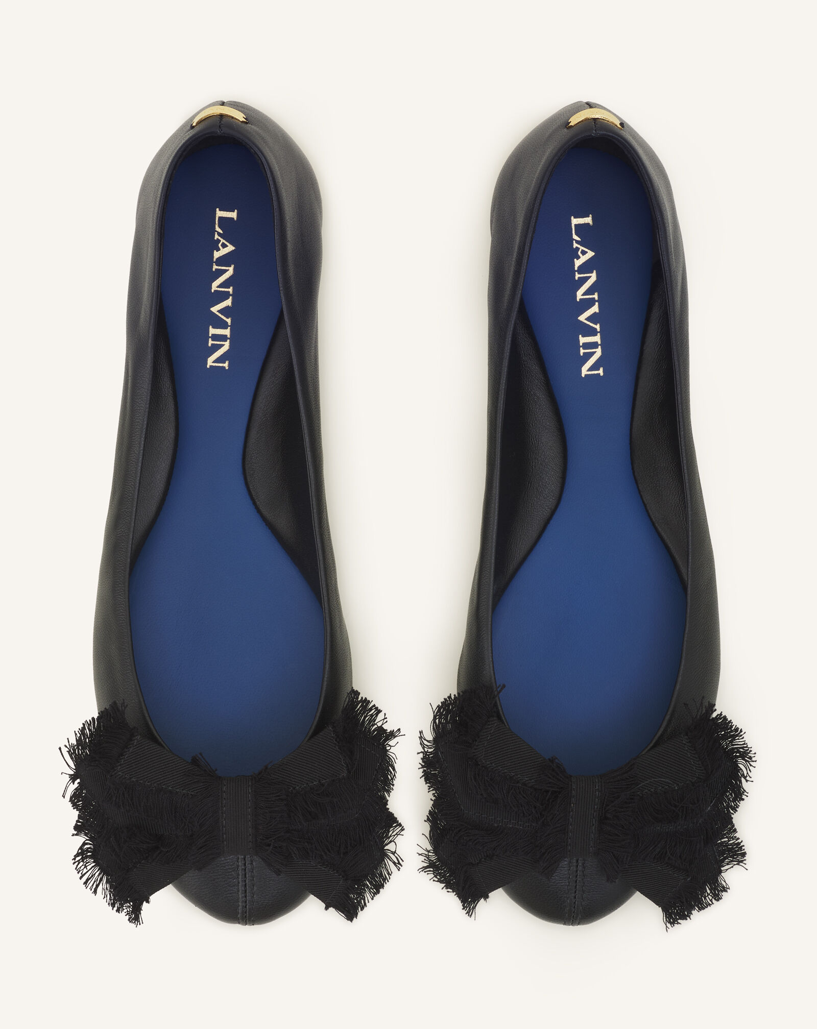 BALLERINA THE BOW Lanvin BALLERINA THE BOW Schwarz FWBAMB0GNAPPA26