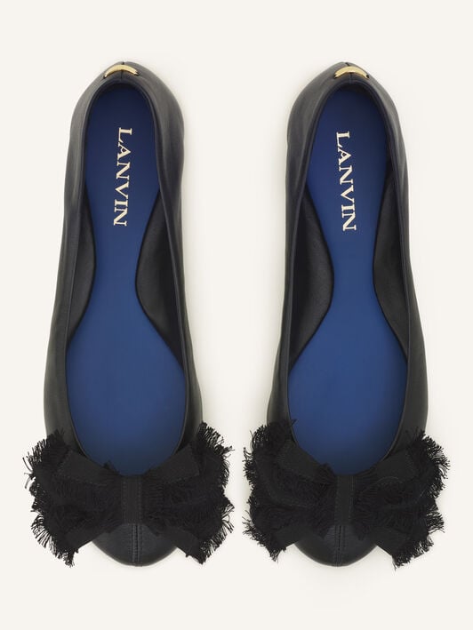 BALLERINA THE BOW Lanvin BALLERINA THE BOW Schwarz FWBAMB0GNAPPA26