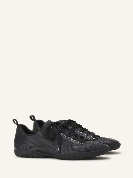 SNEAKERS LNV2 IN PELLE Lanvin SNEAKERS LNV2 IN PELLE Nero FUSKAK03LEATA26