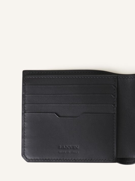GELDBÖRSE COMPAGNON AUS LEDER Lanvin GELDBÖRSE COMPAGNON AUS LEDER Schwarz LMSLTW8CSMLEH25
