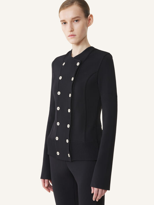 STRICKBLAZER Lanvin STRICKBLAZER Schwarz RWJA0010K115A26