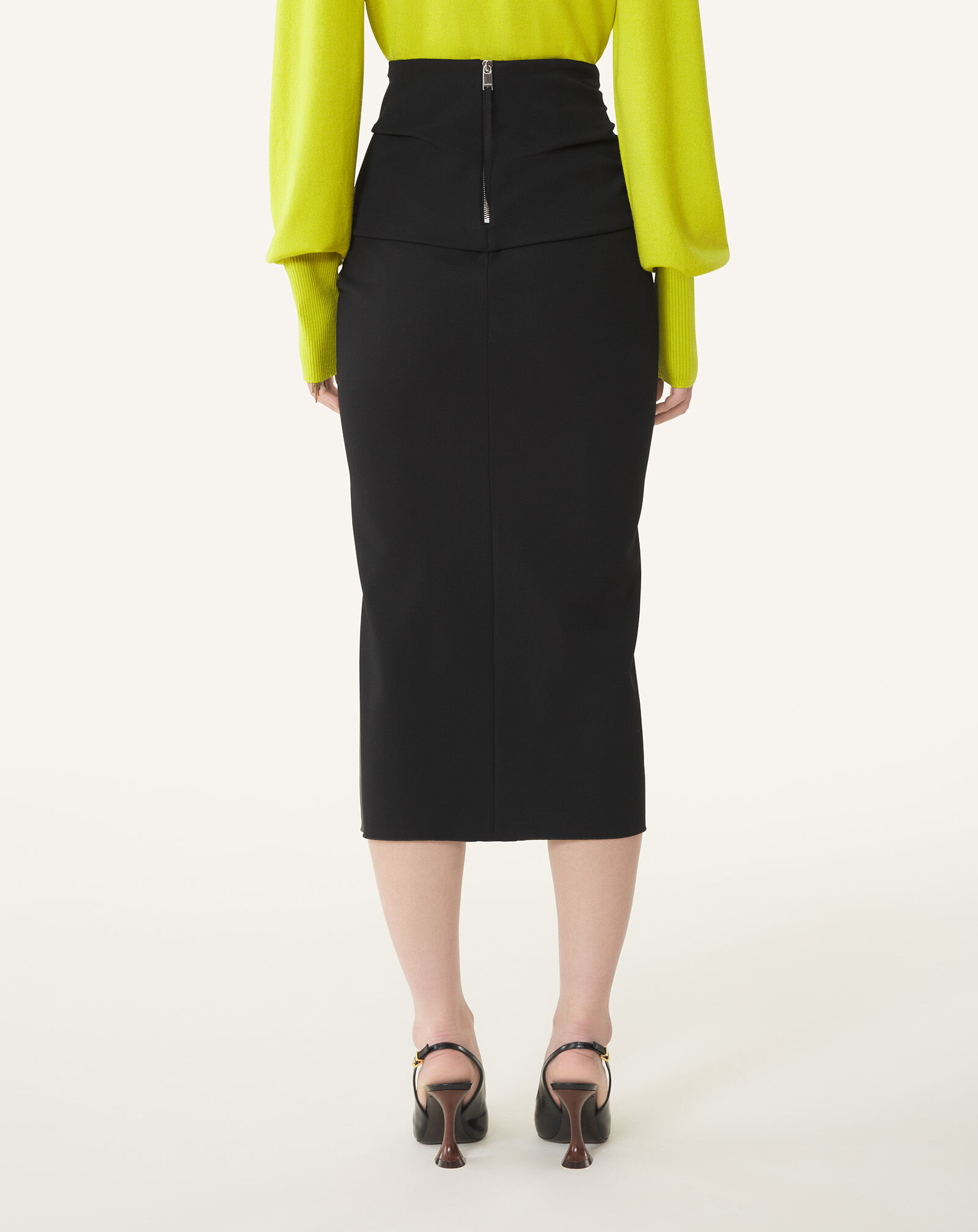 MIDIROCK AUS JERSEY Lanvin MIDIROCK AUS JERSEY Schwarz RWST00046142P26