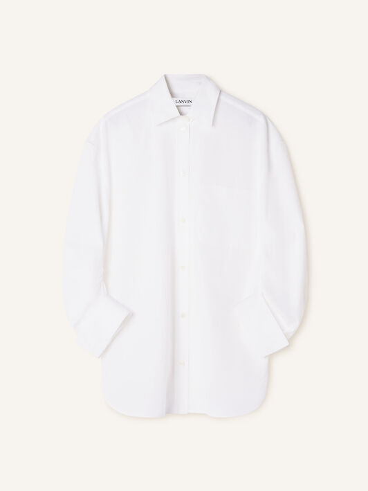 Lanvin GATHERED SLEEVES SHIRT White RWTO01566166H26