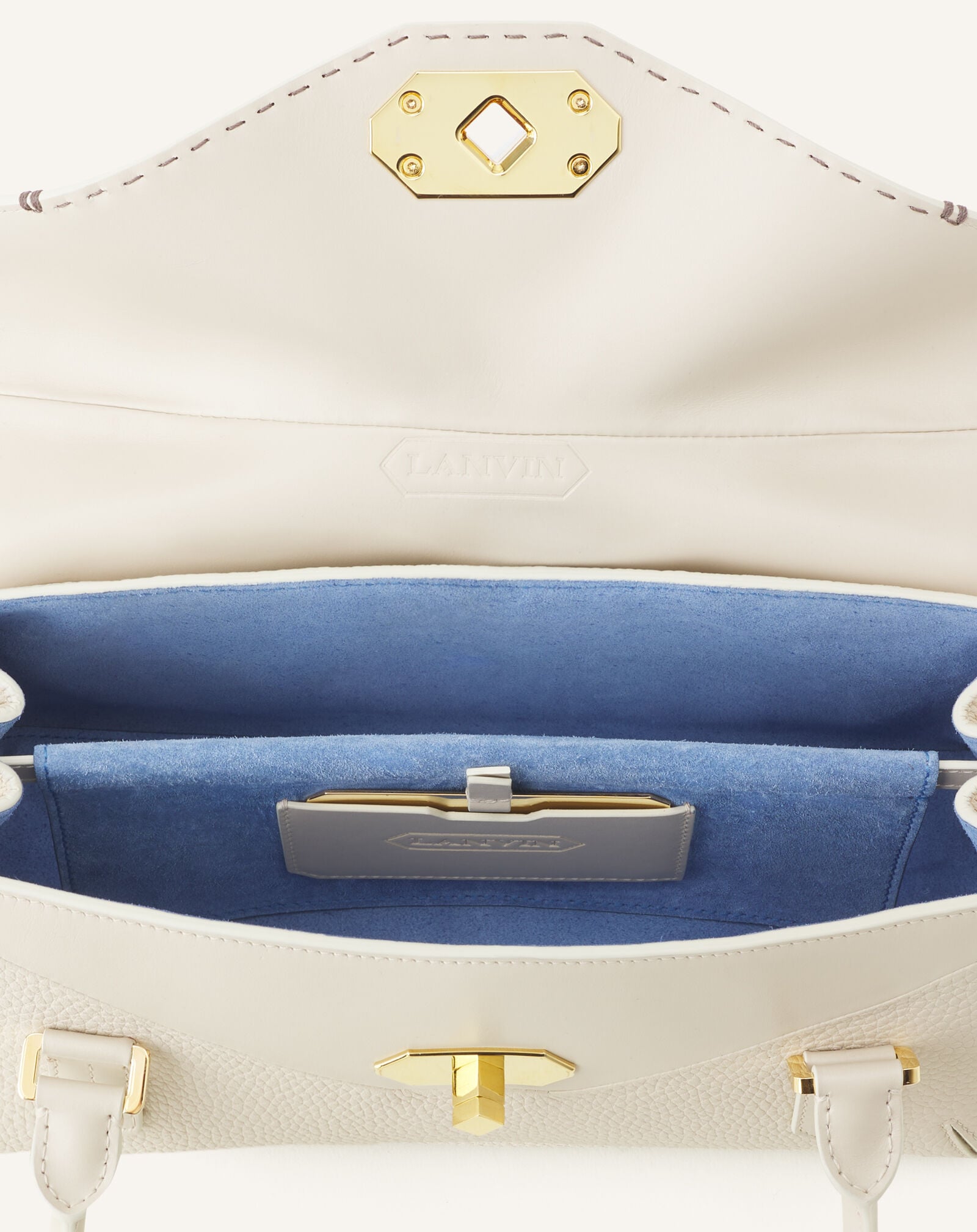 TASCHE LE CONFIDENT BY LANVIN 26 AUS LEDER Lanvin TASCHE LE CONFIDENT BY LANVIN 26 AUS LEDER Gips LWBGBCLOGRCAE26