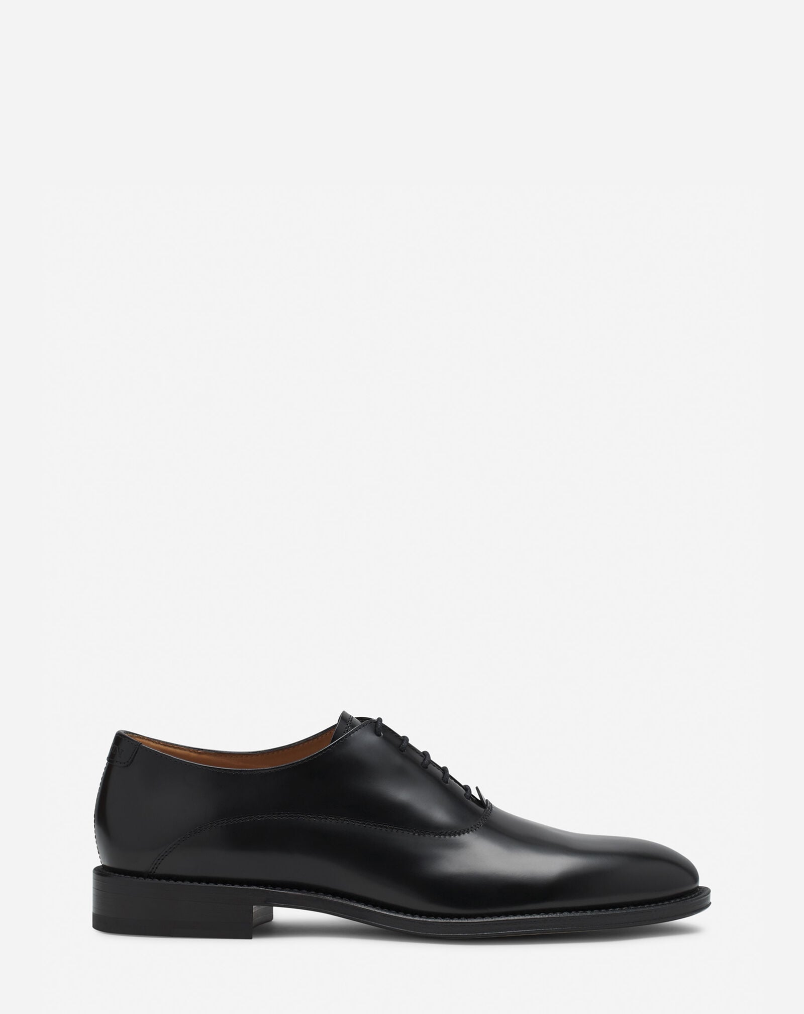 LANVIN SIGNATURE LEATHER OXFORD SHOES Lanvin LANVIN SIGNATURE LEATHER OXFORD SHOES Black FMSHML05SPAZP25