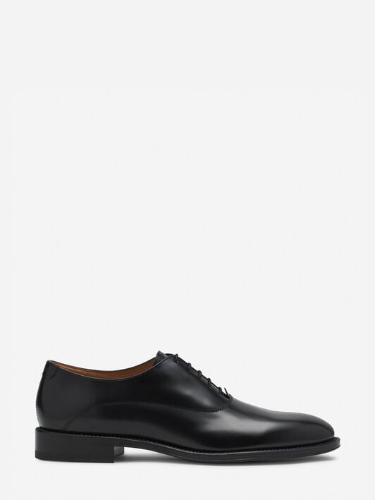 LANVIN SIGNATURE LEATHER OXFORD SHOES Lanvin LANVIN SIGNATURE LEATHER OXFORD SHOES Black FMSHML05SPAZP25