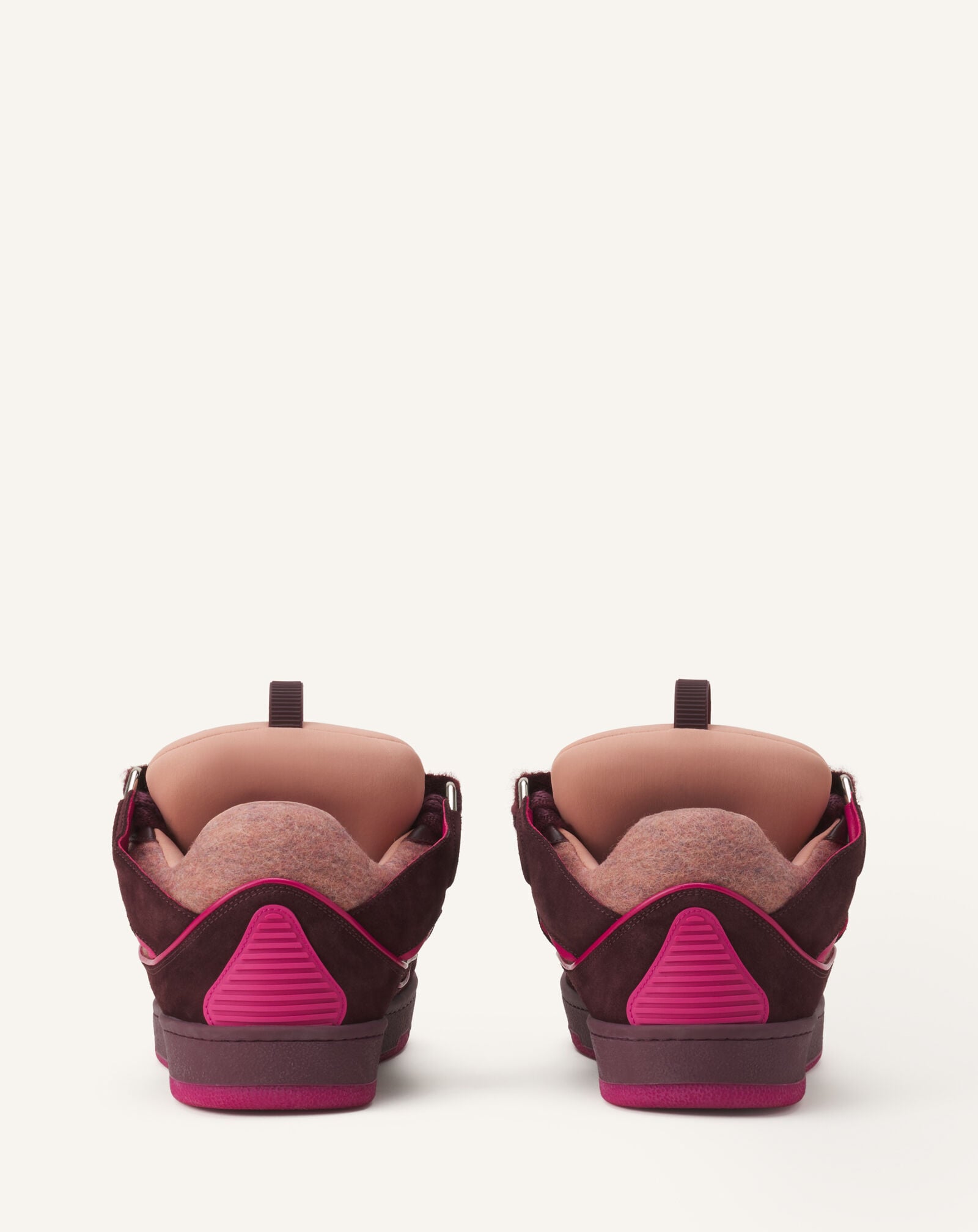 SNEAKER CURB AUS FILZ Lanvin SNEAKER CURB AUS FILZ Mittelrosa/Dunkelrosa FUSKDK12FELTA26