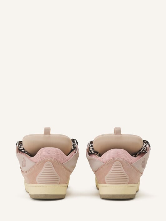 SNEAKERS CURB IN PELLE Lanvin SNEAKERS CURB IN PELLE Rosa Pallido FUSKDK12DRA2P25