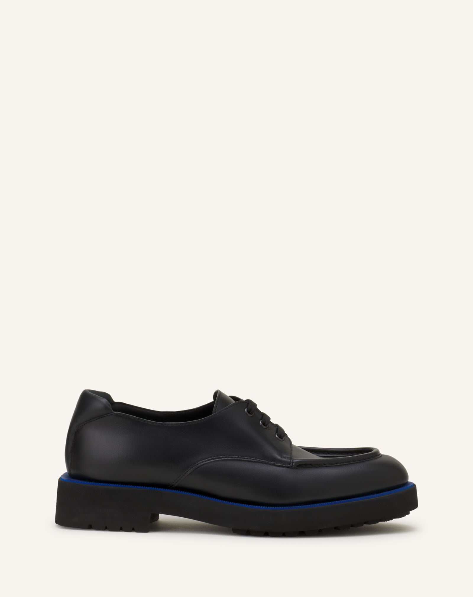 Lanvin DERBIES EN CUIR SOUPLE Noir/Bleu FMSHGY00VITEA26