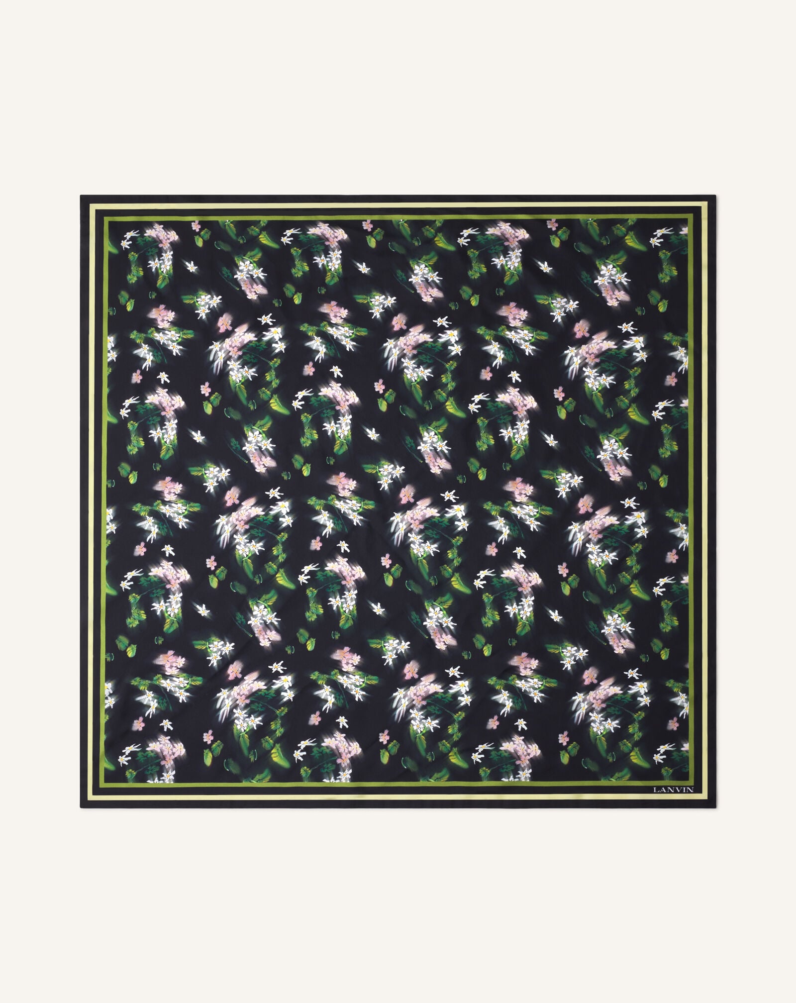 90X90 SQUARE PRINTS DREAMY DAISY Lanvin 90X90 SQUARE PRINTS DREAMY DAISY Black AWSAPSC21SDGH26