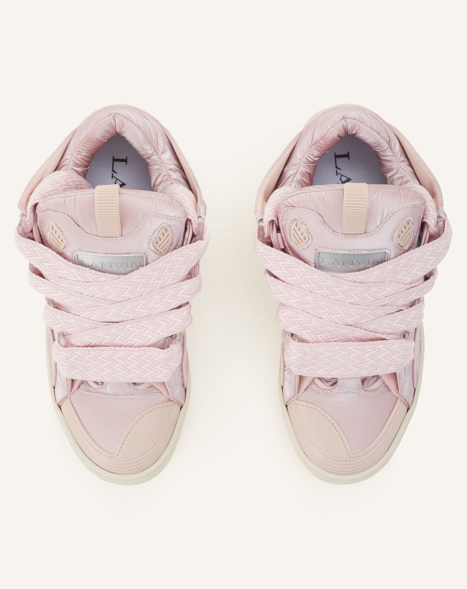 SNEAKERS CURB EN NYLON Lanvin SNEAKERS CURB EN NYLON Vieux rose FUSKDK12NYLOA26
