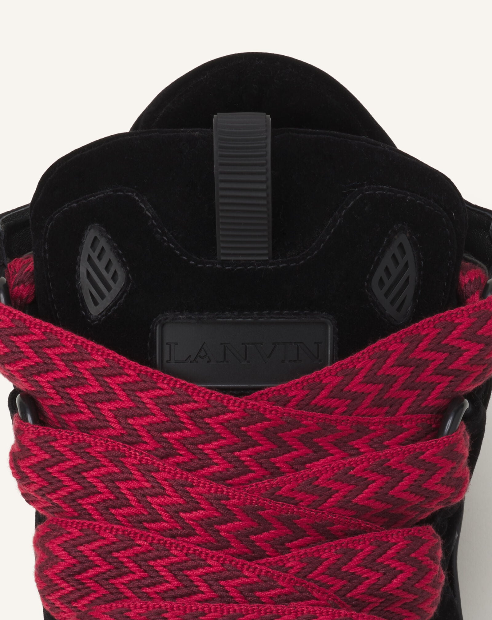 SNEAKERS CURB IN VELLUTO Lanvin SNEAKERS CURB IN VELLUTO Nero FUSKDK12JEVEA26