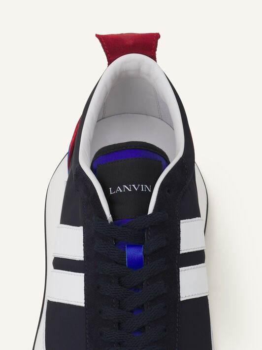SNEAKER BUMPR AUS NYLON Lanvin SNEAKER BUMPR AUS NYLON Weiß/Marineblau-Schwarz FUSKBUMPNYLOH25