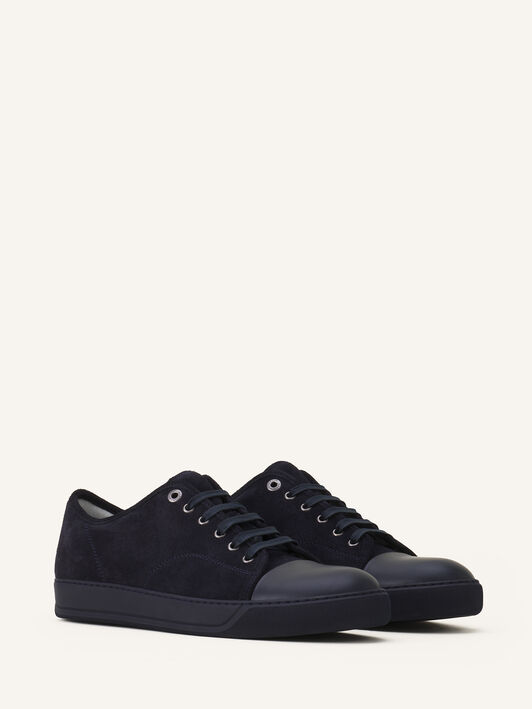 SNEAKER DBB1 AUS LEDER UND WILDLEDER Lanvin SNEAKER DBB1 AUS LEDER UND WILDLEDER Schwarz Marineblau FMSKDBB1ANAPP15
