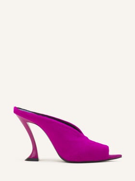 Lanvin MULE MIDNIGHT STEP IN CAVALLINO Rosa FWPUGA0DPOCAA26
