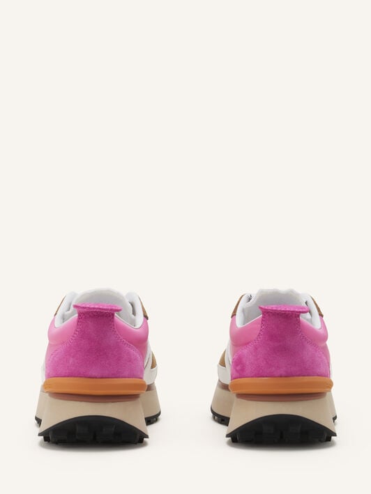 SNEAKER BUMPR AUS NYLON UND MESH Lanvin SNEAKER BUMPR AUS NYLON UND MESH Rot/Lila FUSKBMP1NYMEA26