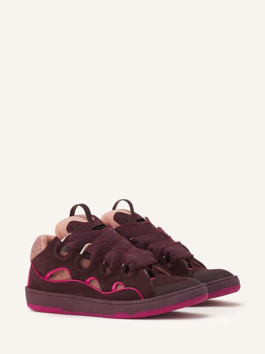 SNEAKER CURB AUS FILZ Lanvin SNEAKER CURB AUS FILZ Mittelrosa/Dunkelrosa FUSKDK12FELTA26