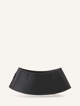 Lanvin CEINTURE LARGE EN CUIR Noir RWAC0404L068E26