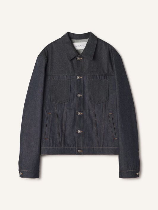 REGULAR DENIM JACKET Lanvin REGULAR DENIM JACKET Navy Blue RMJA0315D118A26