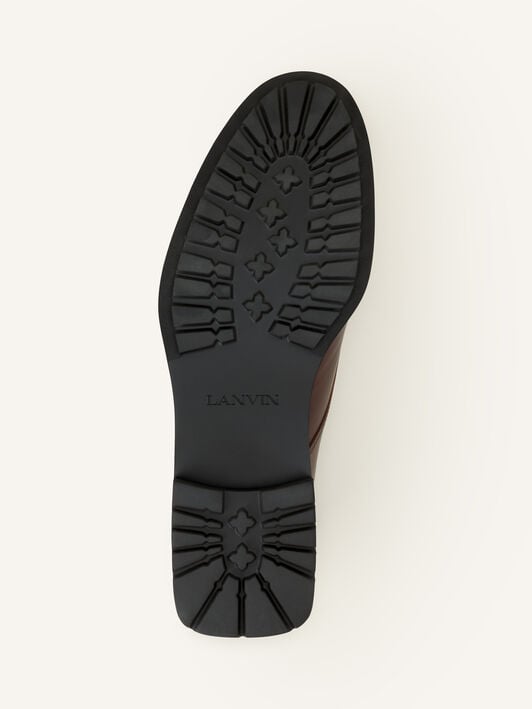 DERBY SHOES IN SOFT LEATHER Lanvin DERBY SHOES IN SOFT LEATHER Brown FMSHGY00VITEA26