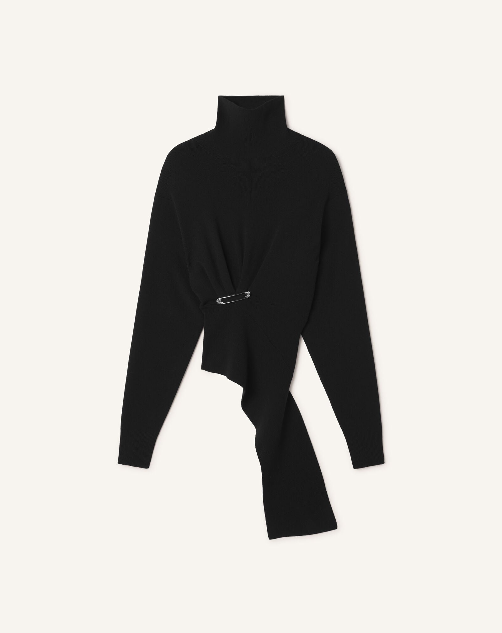 PULL EN LAINE ET CACHEMIRE Lanvin PULL EN LAINE ET CACHEMIRE Noir RWPO0004K065H25