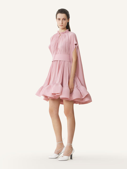 KURZES KLEID AUS CHARMEUSE Lanvin KURZES KLEID AUS CHARMEUSE Rosa RWDR209U4778H20