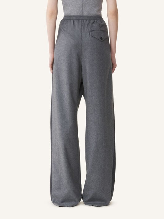 LOOSE FIT TROUSERS Lanvin LOOSE FIT TROUSERS Heather Grey RWTR00156383A26