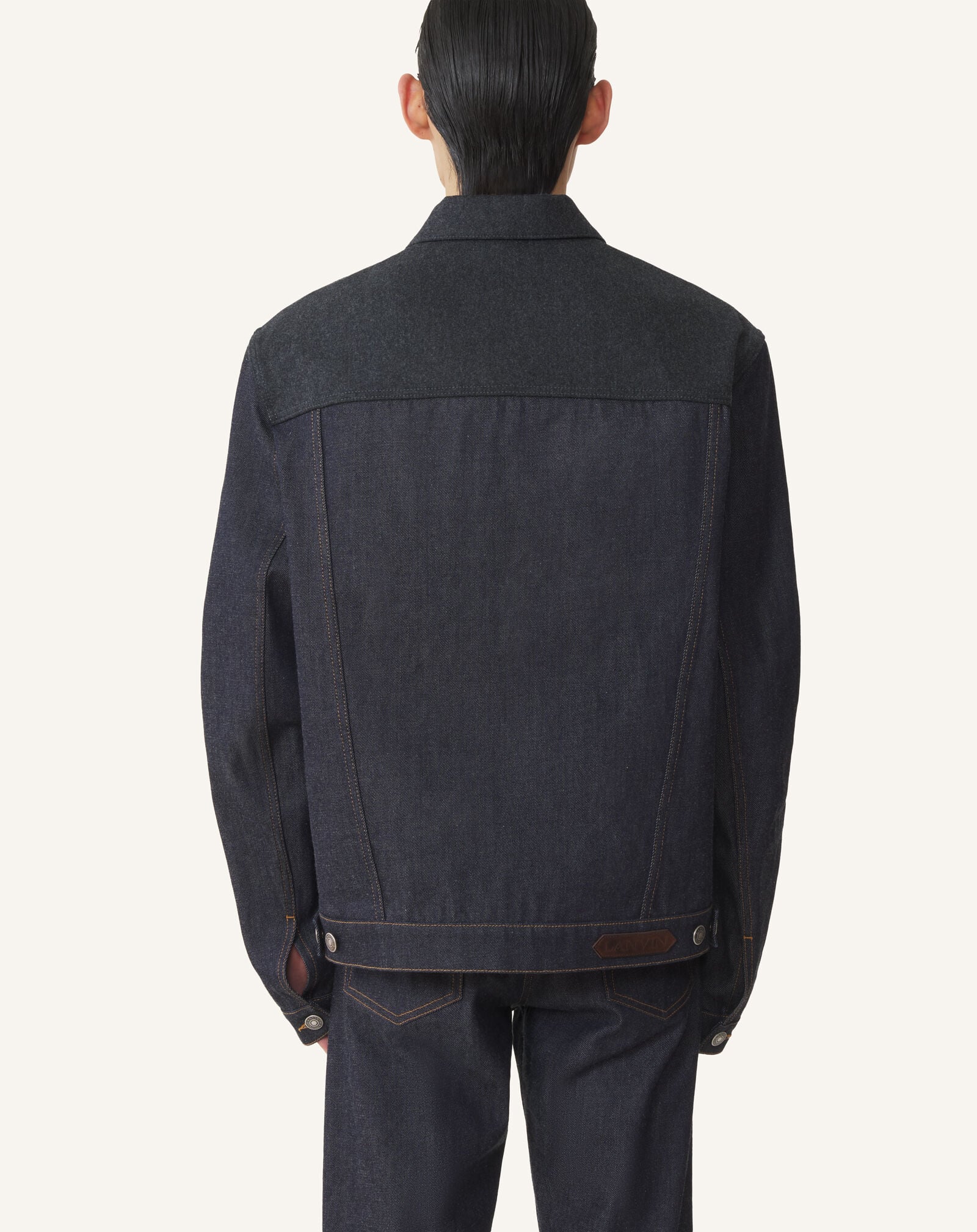 REGULAR DENIM JACKET Lanvin REGULAR DENIM JACKET Navy Blue RMJA0315D118A26