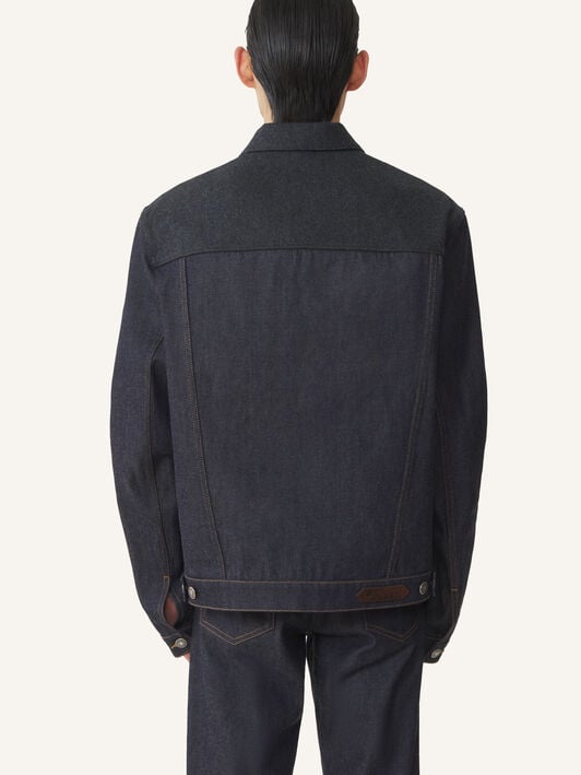 REGULAR DENIM JACKET Lanvin REGULAR DENIM JACKET Navy Blue RMJA0315D118A26