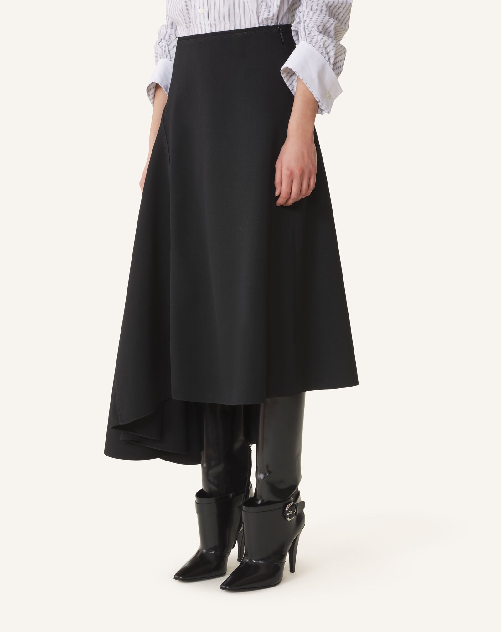 ASYMMETRICAL SKIRT Lanvin ASYMMETRICAL SKIRT Black RWST00514885H26