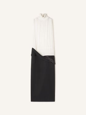 Lanvin ROBE TROMPE L'ŒIL SANS MANCHES EN LAINE Noir RWDR00584885H26