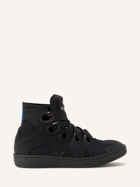 HIGH-TOP-SNEAKER CURB AUS STRICK Lanvin HIGH-TOP-SNEAKER CURB AUS STRICK Schwarz FUSKDK0KKNNAA26