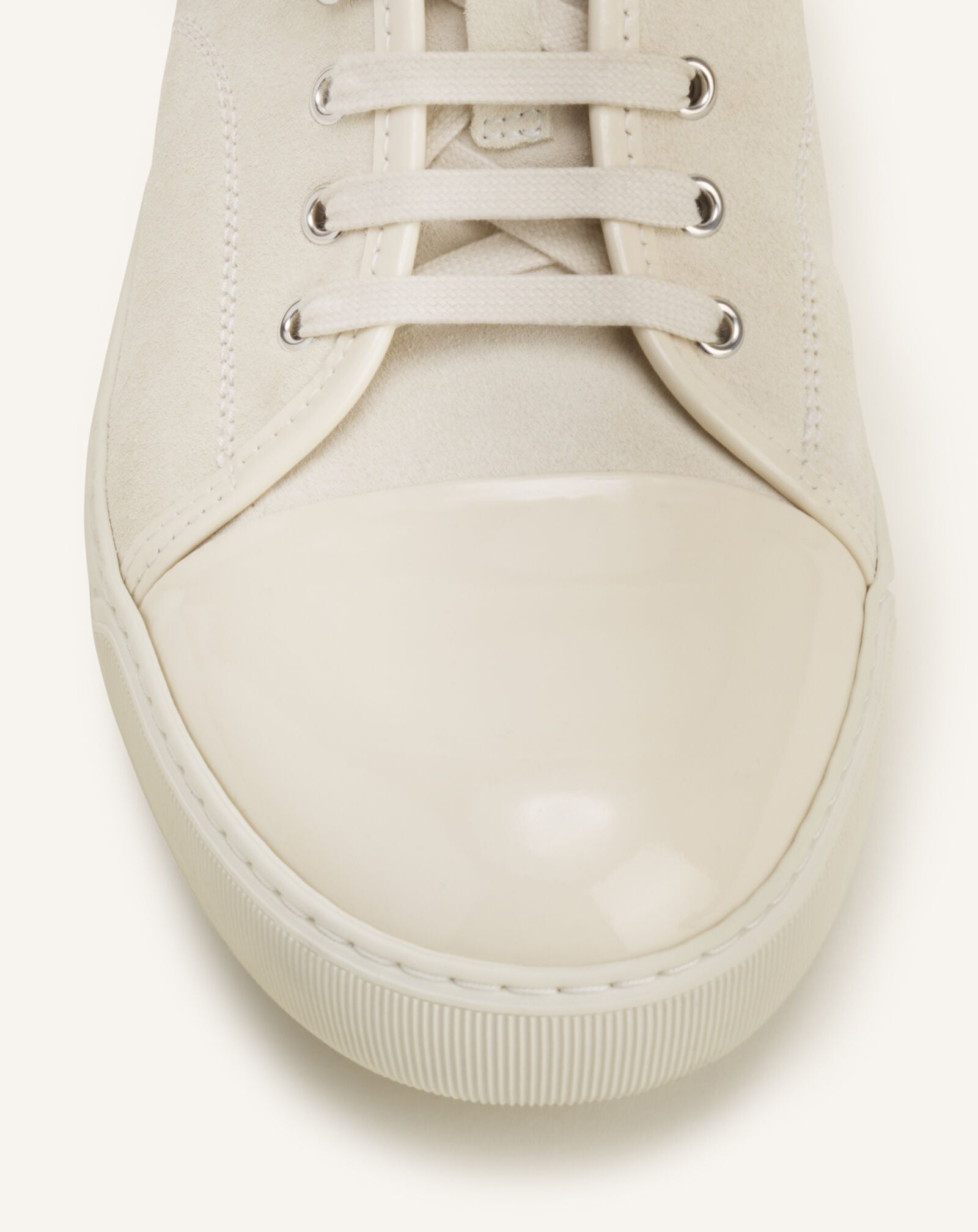 SNEAKERS DBB1 EN CUIR VERNI ET DAIM Lanvin SNEAKERS DBB1 EN CUIR VERNI ET DAIM Beige clair FMSKDBB1VBALP15