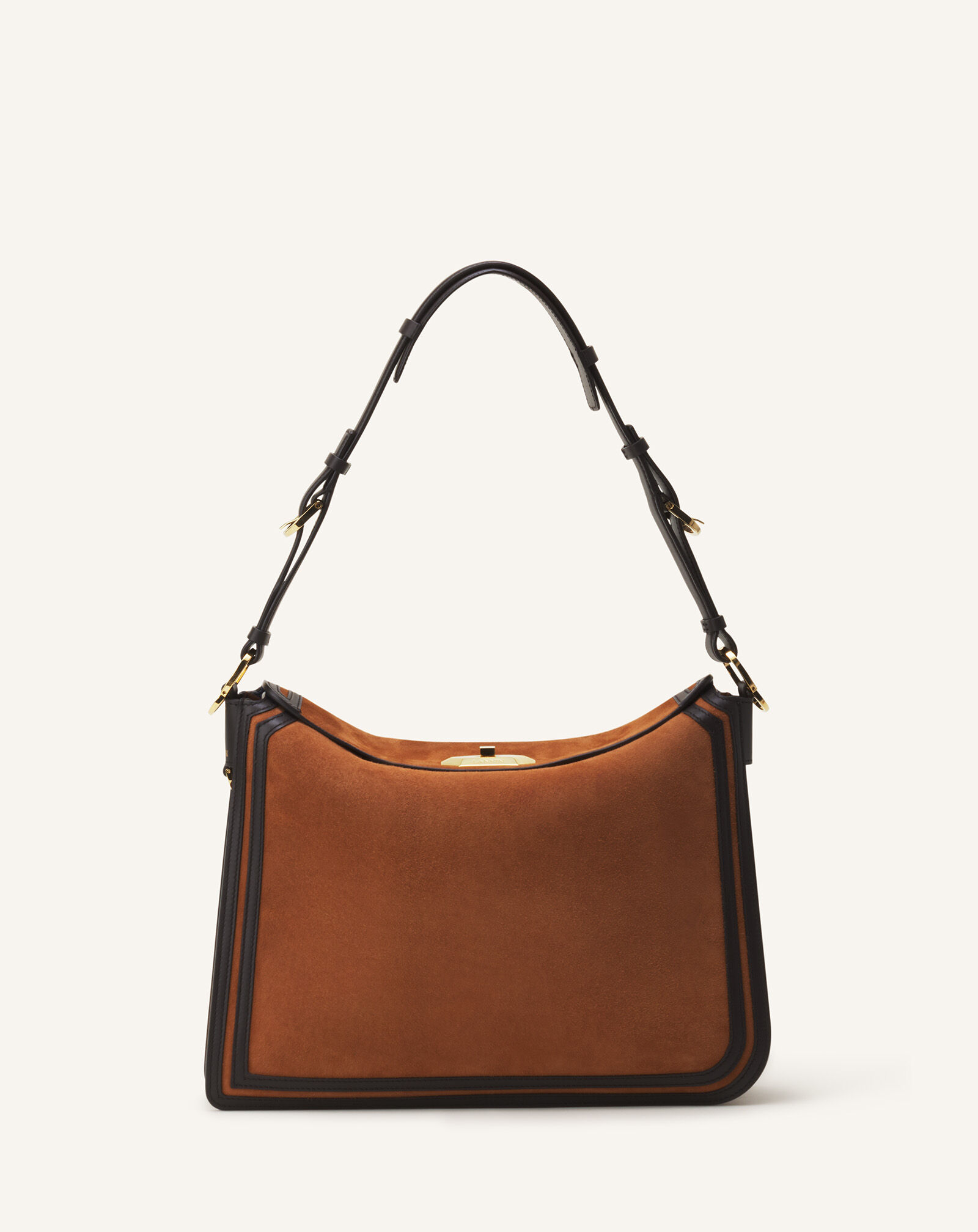 バッグ CHEVIGNON / suede leather shoulder bag COMPAGNON BAG IN SUEDE in Chestnut | Lanvin®
