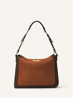SAC COMPAGNON EN DAIM Lanvin SAC COMPAGNON EN DAIM Châtaigne LWBGLRMMNUCAH25