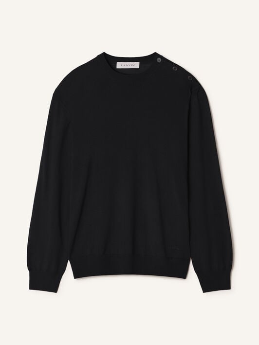 ROUND-NECK JUMPER Lanvin ROUND-NECK JUMPER Black RMPO0012K099A26