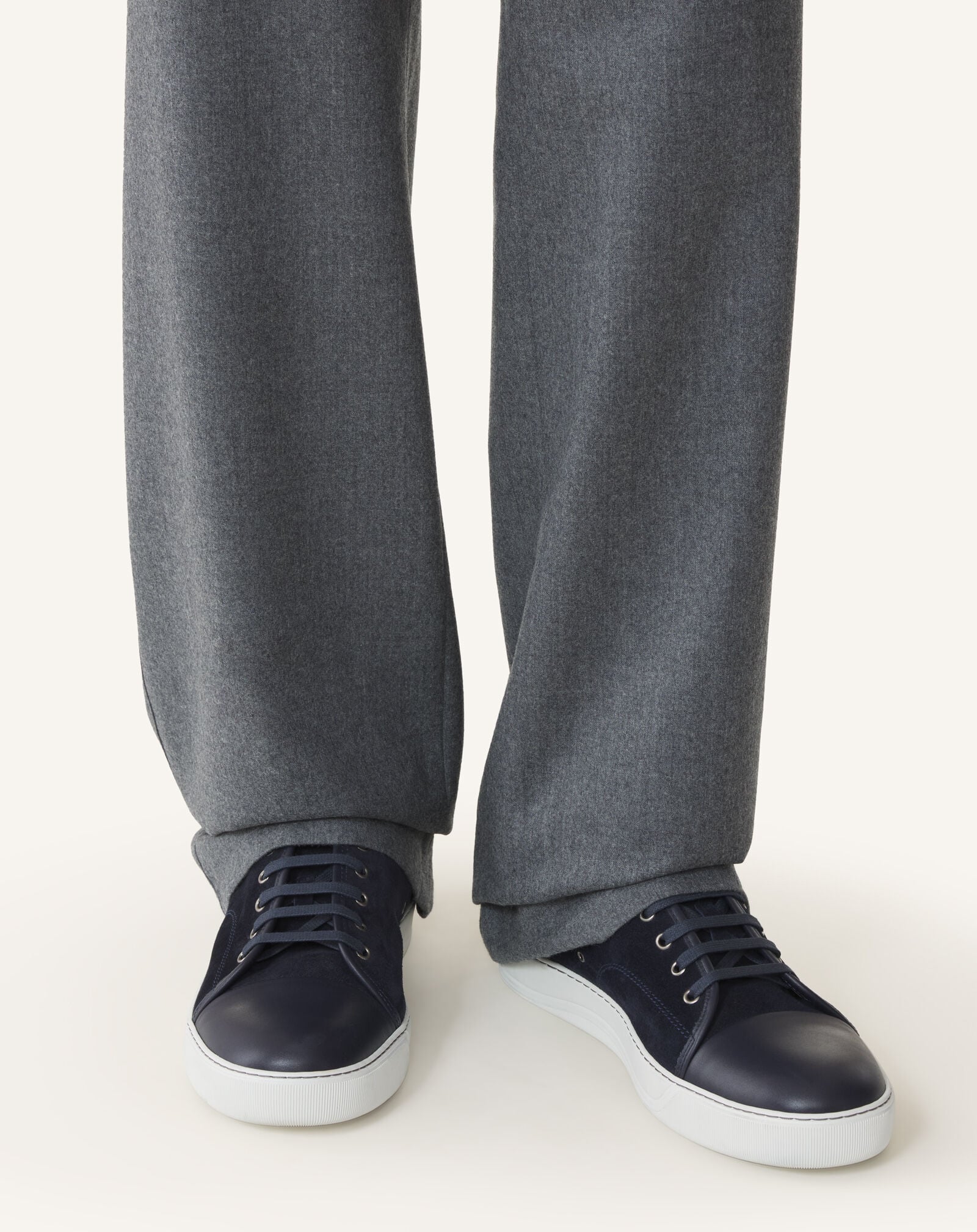 Lanvin SNEAKERS DBB1 EN CUIR ET SUEDE border-width: 0px FMSKDBB1ANAPP15
