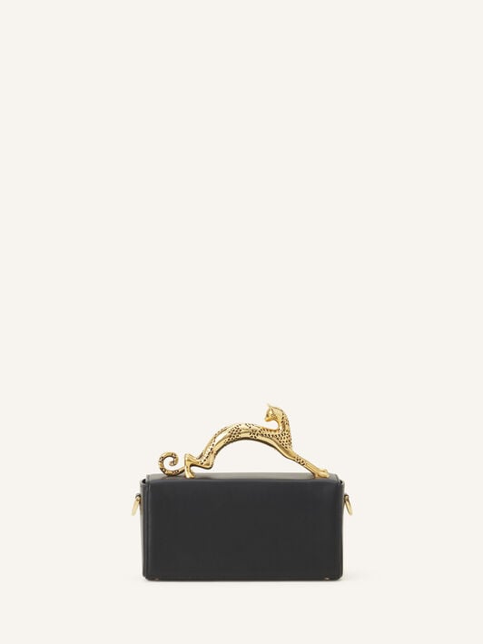 TASCHE NANO PENCIL CAT AUS LEDER Lanvin TASCHE NANO PENCIL CAT AUS LEDER Schwarz LWBGBR04SMLEA26