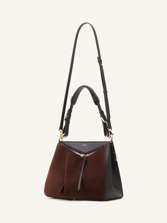 TOP HANDLE ZIPPED PM Lanvin TOP HANDLE ZIPPED PM Chocolate/Brown LWBGLCPMCASUH26
