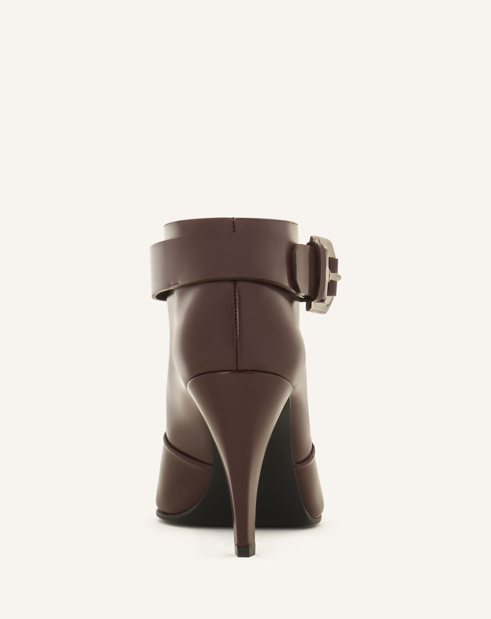 BOOTIE SPAZZO WITH BUCKLE HIGH HEEL Lanvin BOOTIE SPAZZO WITH BUCKLE HIGH HEEL Brown FWBOMI05SPAZH26